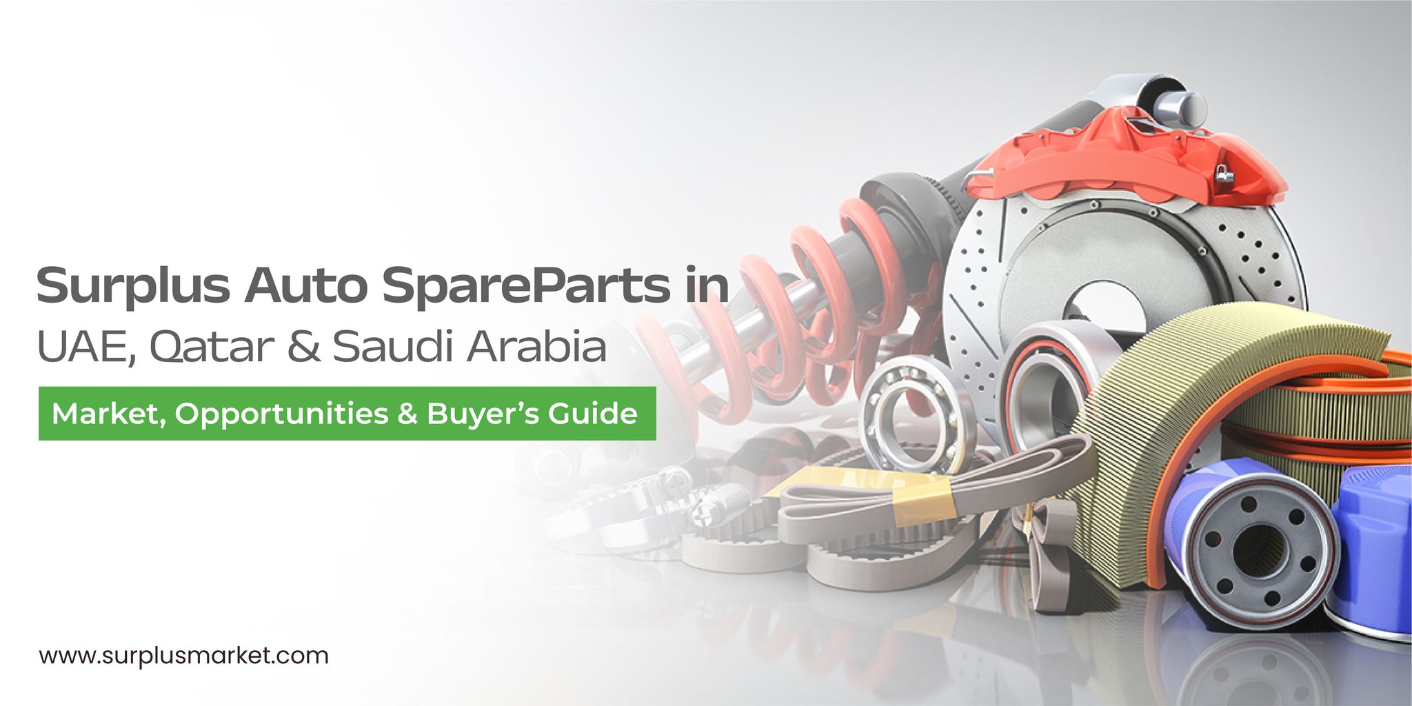 Surplus Auto Spare Parts in UAE, Qatar & Saudi Arabia: Market, Opportunities & Buyer’s Guide