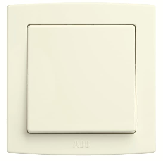 ABB 3G 1W switch, 10AX Rocker/button Off switch 1-pole White - Concept BS