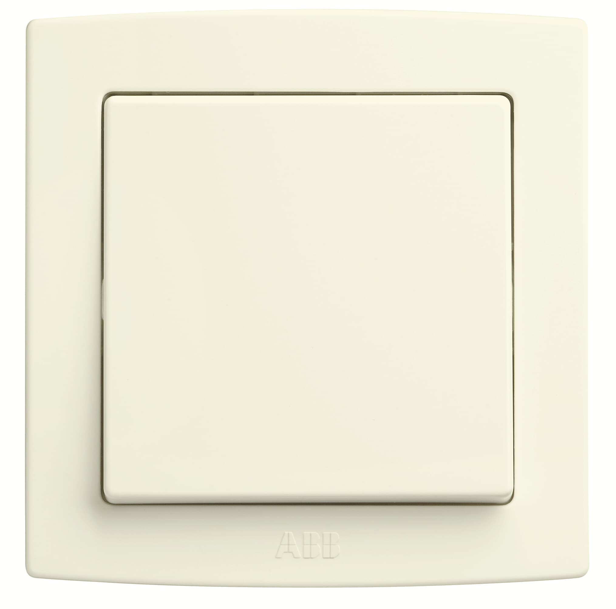 ABB 1G 2W switch Rocker/button Two-way switch White - Concept BS