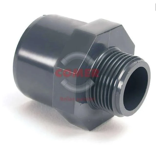 U-Pvc Male Threaded Adaptor 1/2" X 3/4" X 1/2"