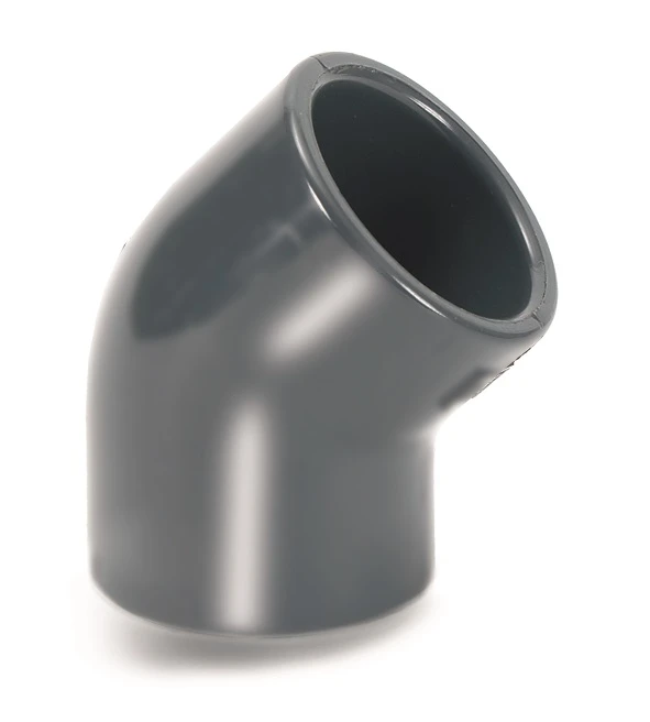 U-Pvc Elbow 45 Deg Plain 3"
