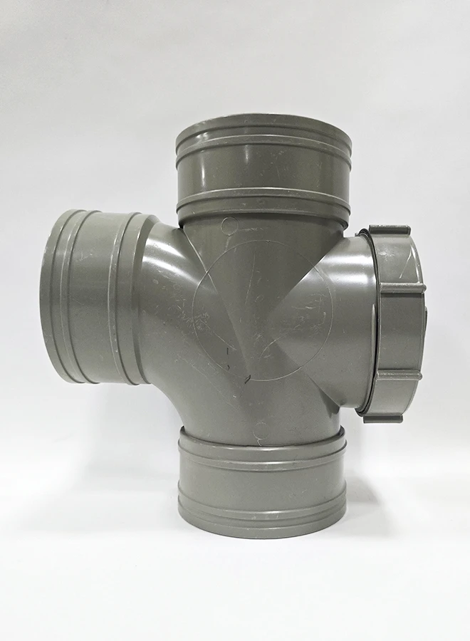 Access Tee Junction Bs-4514, 4", Olive Grey