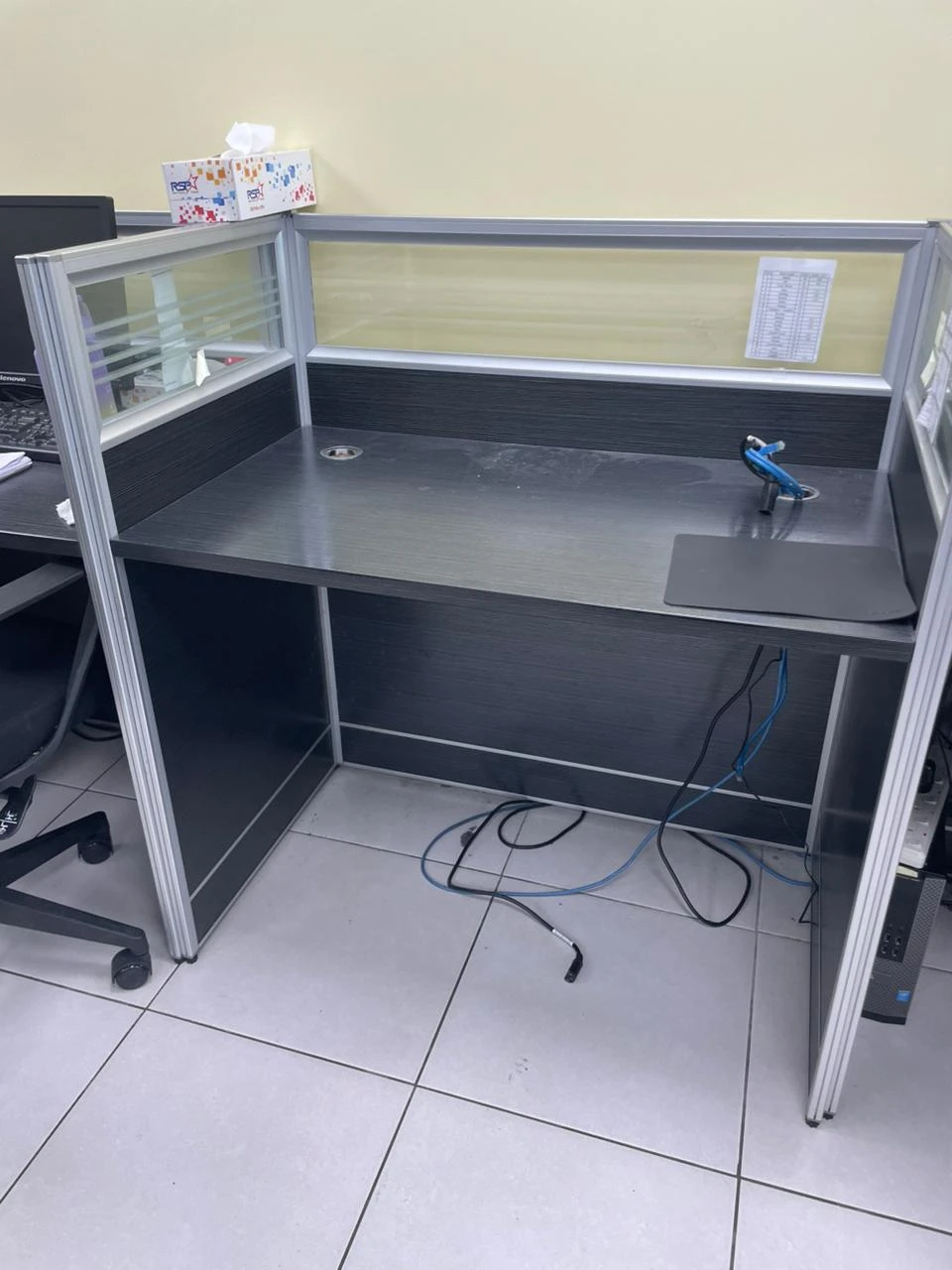 Office Desk - With Partition