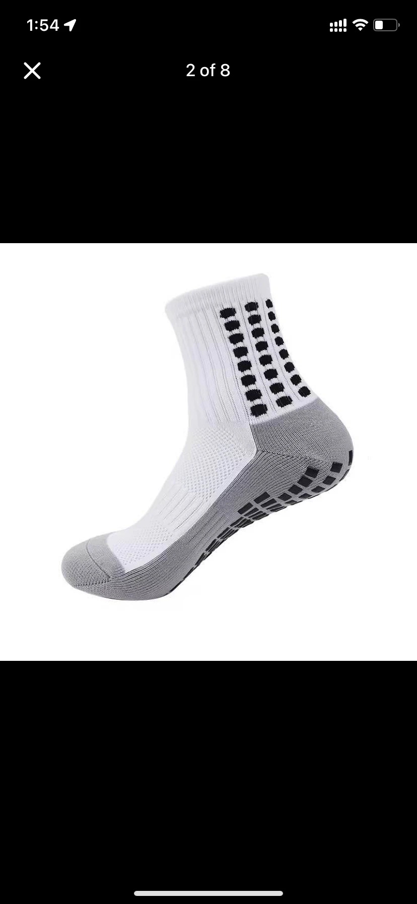 Sports grip socks