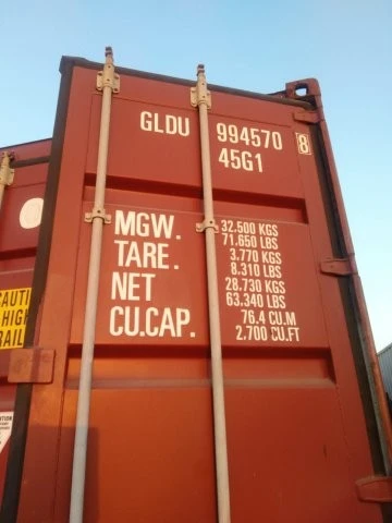 40 High Cube Container