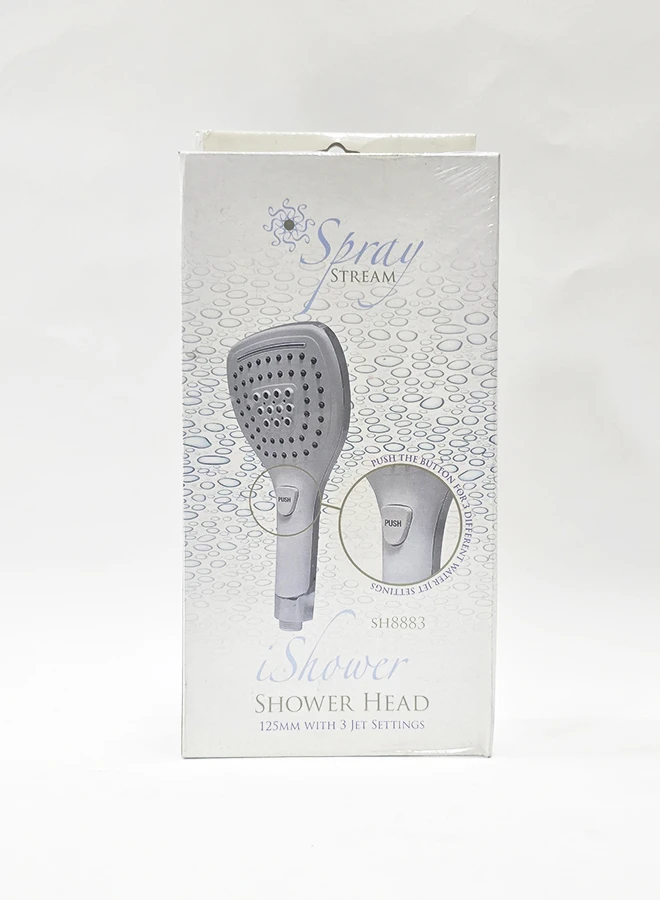 Shower Head C/W Brkt, 3 Jets 5" Head-Ishower