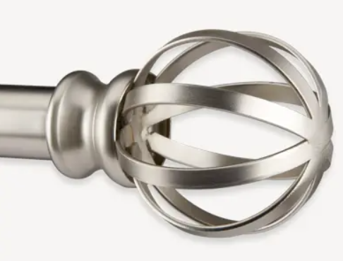 White Curtain Rods for Windows 