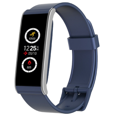 MyKronoz ZeFit4 Activity Tracker Blue/Silver "