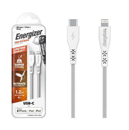 ENERGIZER Cable Lighning/USB-C 1.2M WH MB