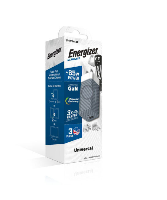 ENERGIZER Wall Charger 65W US Silver