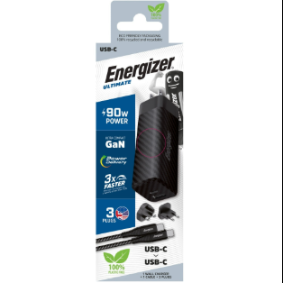 ENERGIZER Wall Charger 90W Multi Plug+USB/C 100W