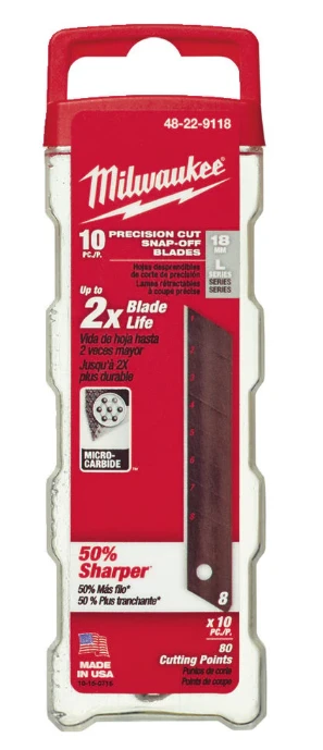 MILWAUKEE UNIVERSAL BLADE SNAP BLADE 18MM