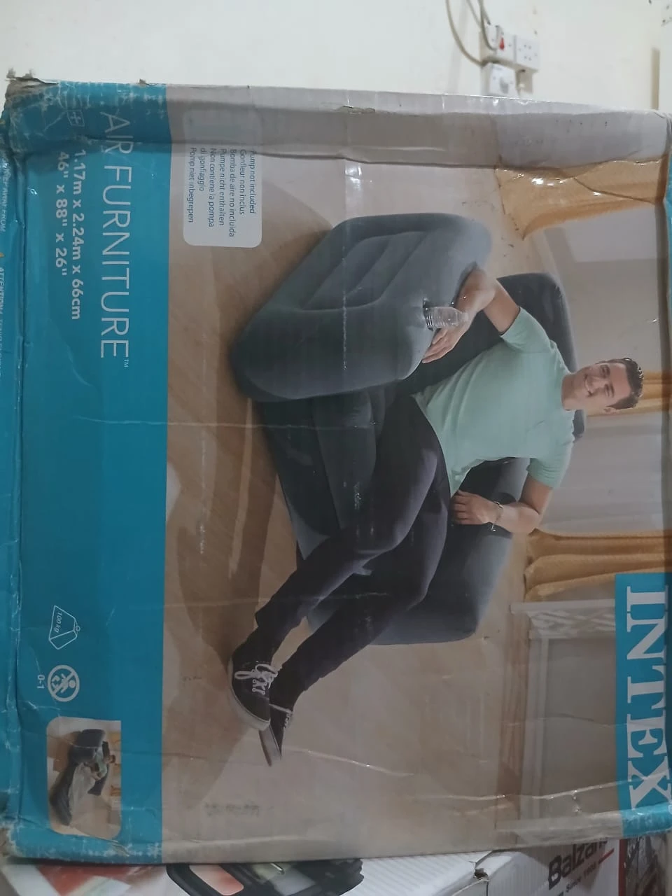 Pull-Out Inflatable Convertible Chair