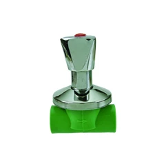 Ppr Chrome Valve, 25Mm, Green