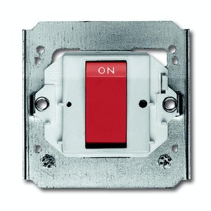 Flush Mounted Inserts Off switch 1-pole with Neon lamp