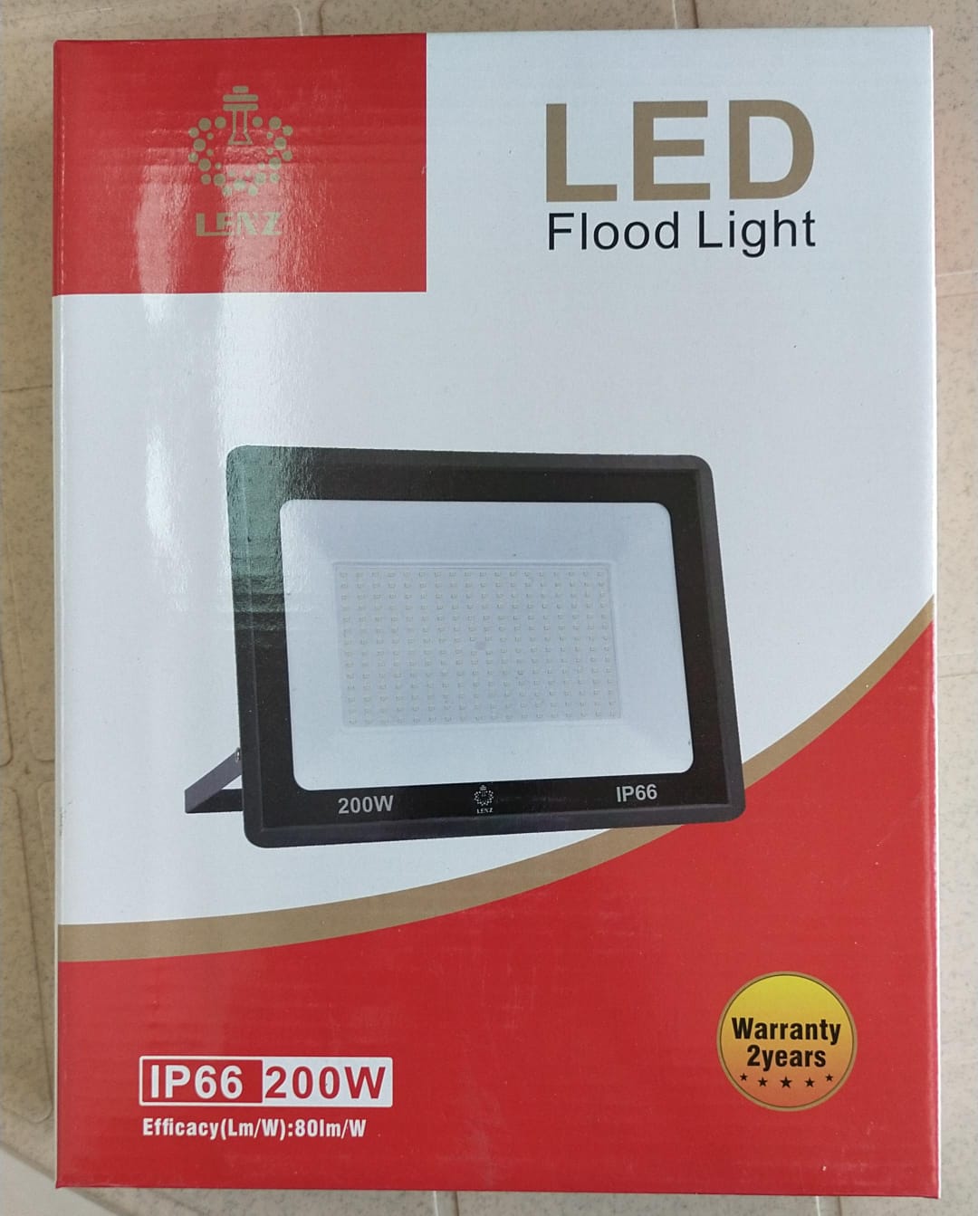 Lenz LED Flood light 200W