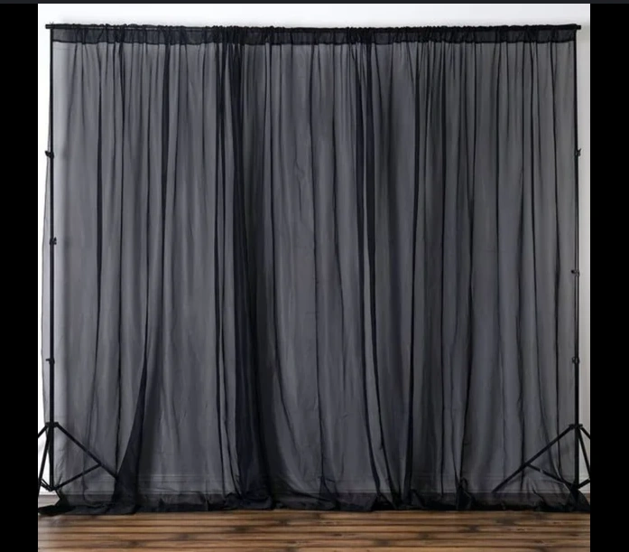  Black Net Curtains For Home Decoration