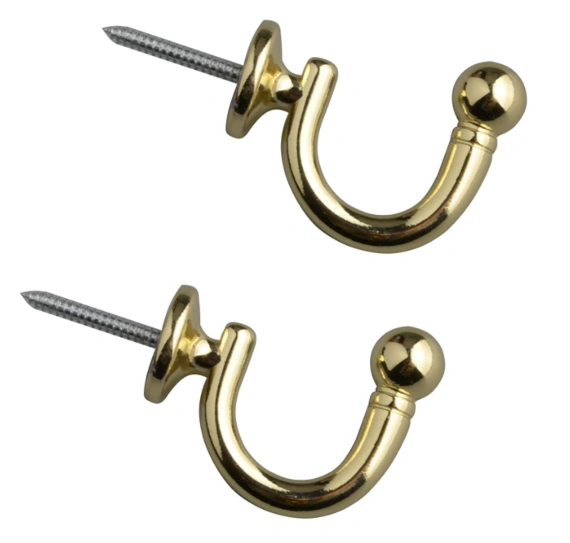 Tie Back Hooks 2 Pieces 