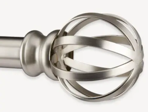 White Curtain Rods for Windows 