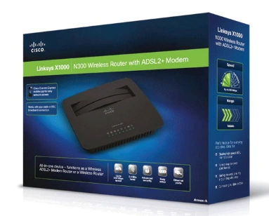 Linksys X1000  I  N300 Wireless Router with ADSL2+ Modem