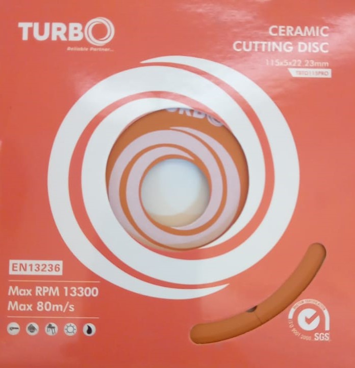 Turbo Tile Cutting Disc  4.5" Tbtd115Pro