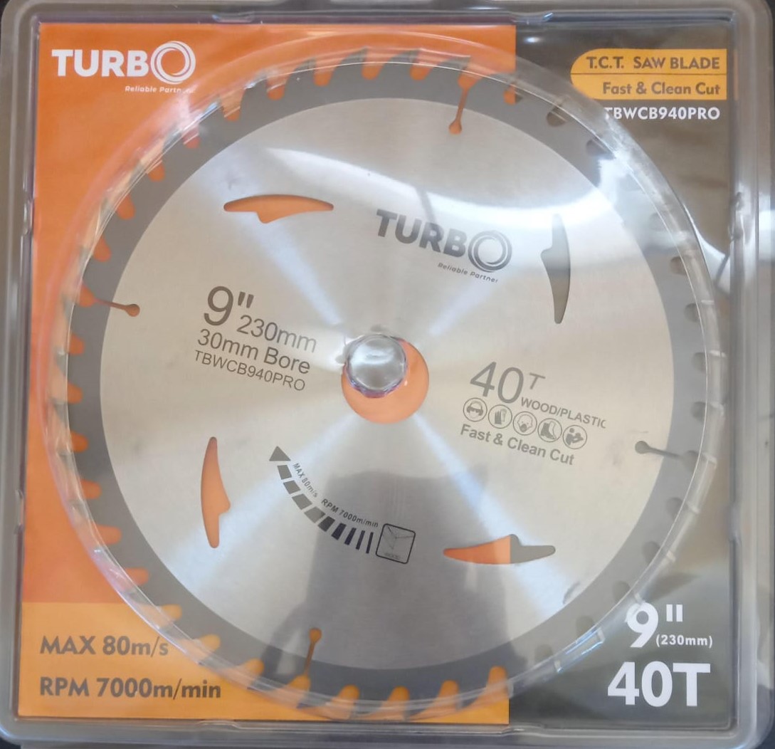 Turbo Circular saw blade 9"